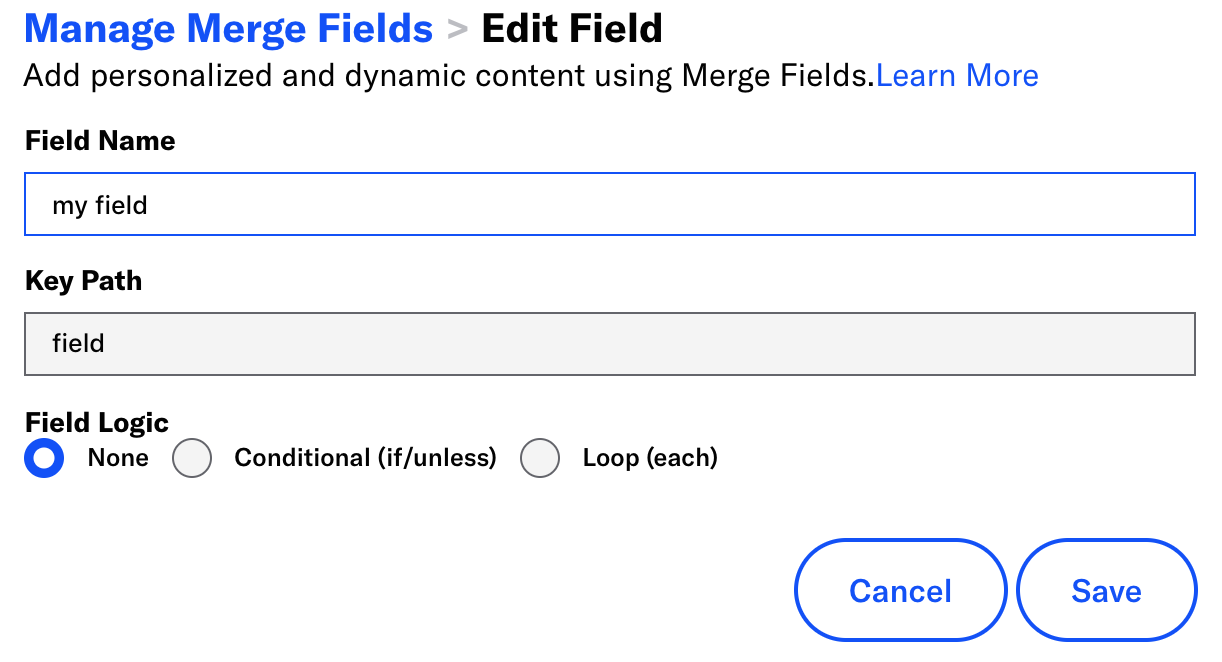 Merge fields in the WYSIWYG editor Merge fields in the WYSIWYG editor