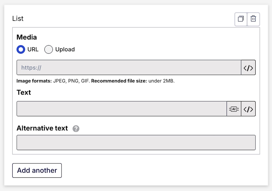 Configuring Scene content Configuring Scene content