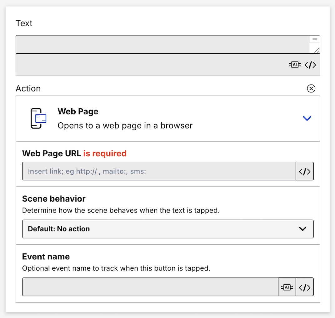Configuring Scene content Configuring Scene content